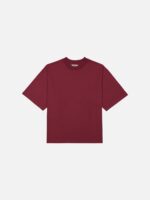 SIGNATURE BLANK T-SHIRT - BURGUNDY