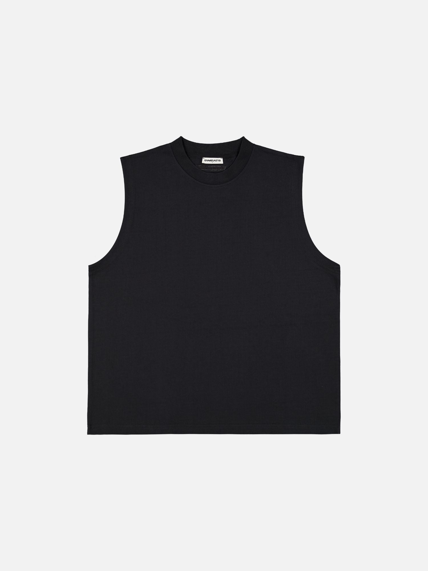 MuscleTee-Front MUSCLE TEE - BLACK - Image 1