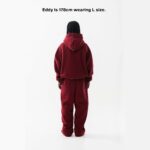 BURGUNDY CORE SWEATPANTS - Image 5