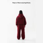 BURGUNDY CORE SWEATPANTS - Image 7