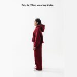 BURGUNDY CORE SWEATPANTS - Image 6