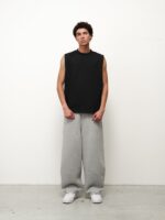 MUSCLE TEE - BLACK - Image 2
